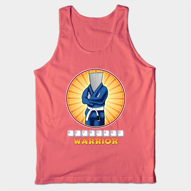 Keyboard Warrior Tank Top by GuardUp